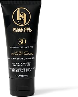 Black Girl Sunscreen Original SPF 30 Face &amp; Body Sunscreen 2 Fl Oz | Travel-size moisturizing SPF 30 face and body sunscreen that blends seamlessly with no white cast.