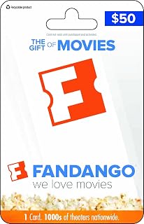 Fandango Physical Gift Card | Fandango - $50