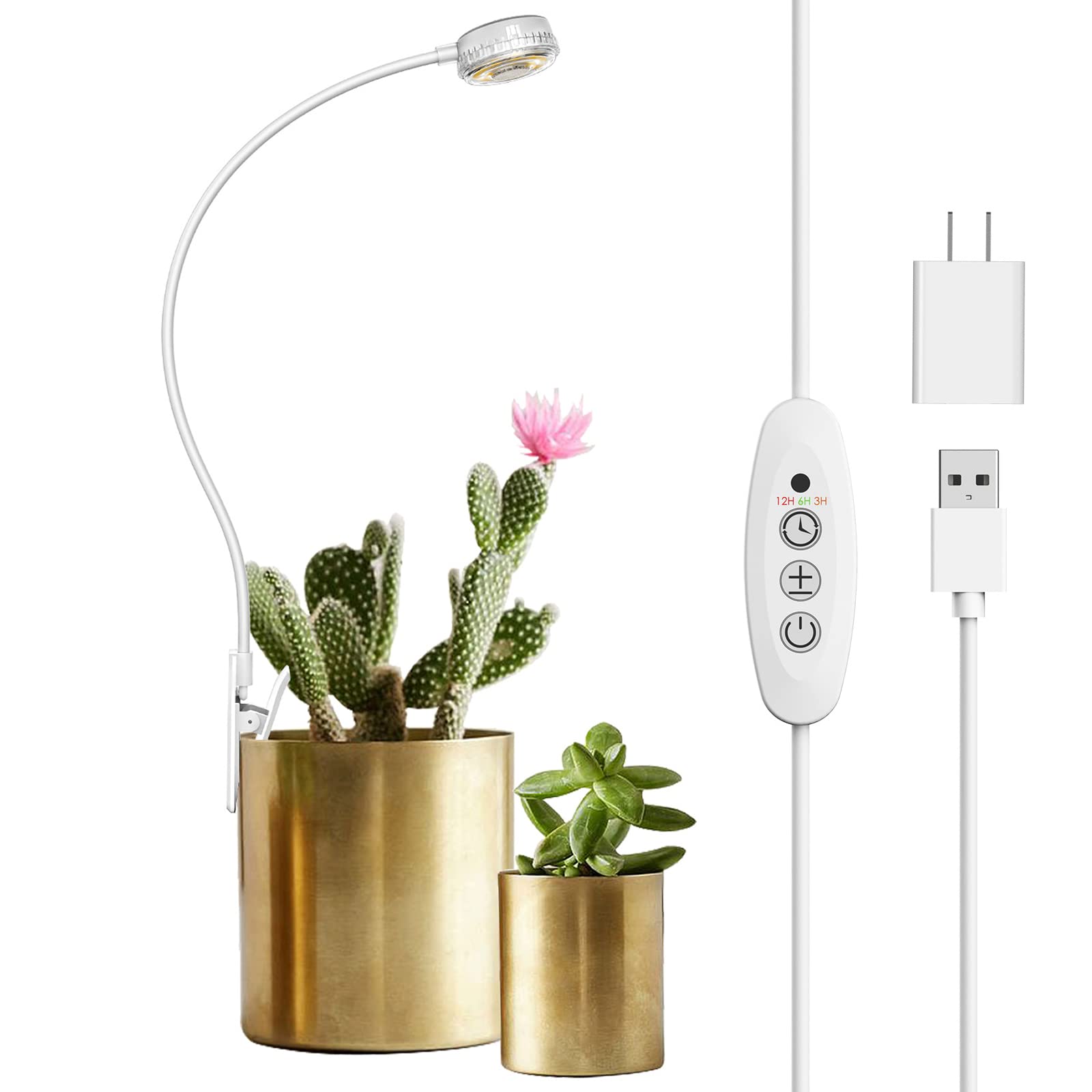 SANSI Grow Lights for Indoor Plants, Pot Clip-On Plant Light, 1-Pack | Full spec
