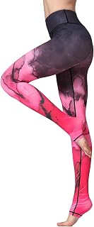 Women Sports Leggings Elastic Floral Print Women's Running Trousers High Waist Leggings Stretch Long Yoga Pants