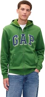 Gap Heritage Logo Full Zip Hoodie Men's Hooded Sweatshirt (Pack of 1)