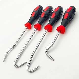 JOYFUL&amp;HOPEFUL Hose Removal Tools,10" Radiator Hose Pick,8" Auto Hose Removal Tool,Hose Puller Tool for Radiator Hoses,4pcs