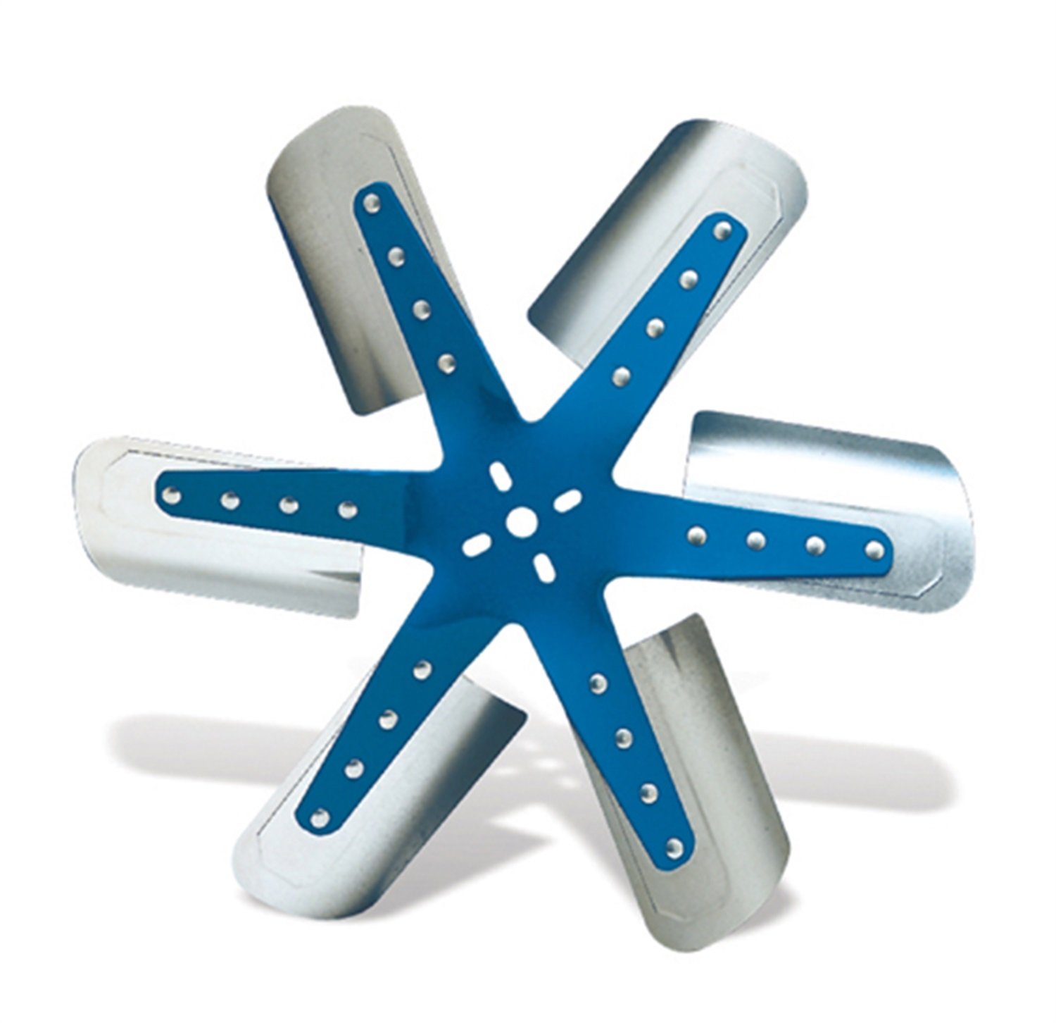 Flex-a-lite 1317 Blue Star Stainless Steel 6-Blade 17" Flex Fan