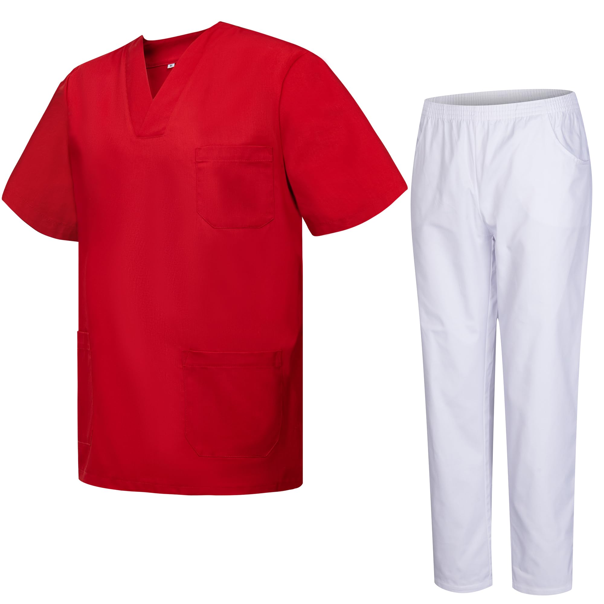 MISEMIYA - Unisex Scrub Set - Medical Uniform with Top and Trousers 817-8312-BLA