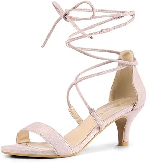 Allegra K Womens Kitten Heel Open Toe Sandals