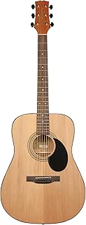 Jasmine S35 Dreadnought Acoustic Guitar Natural | Sitka spruce top; Mahogany back and sides; Satin finish