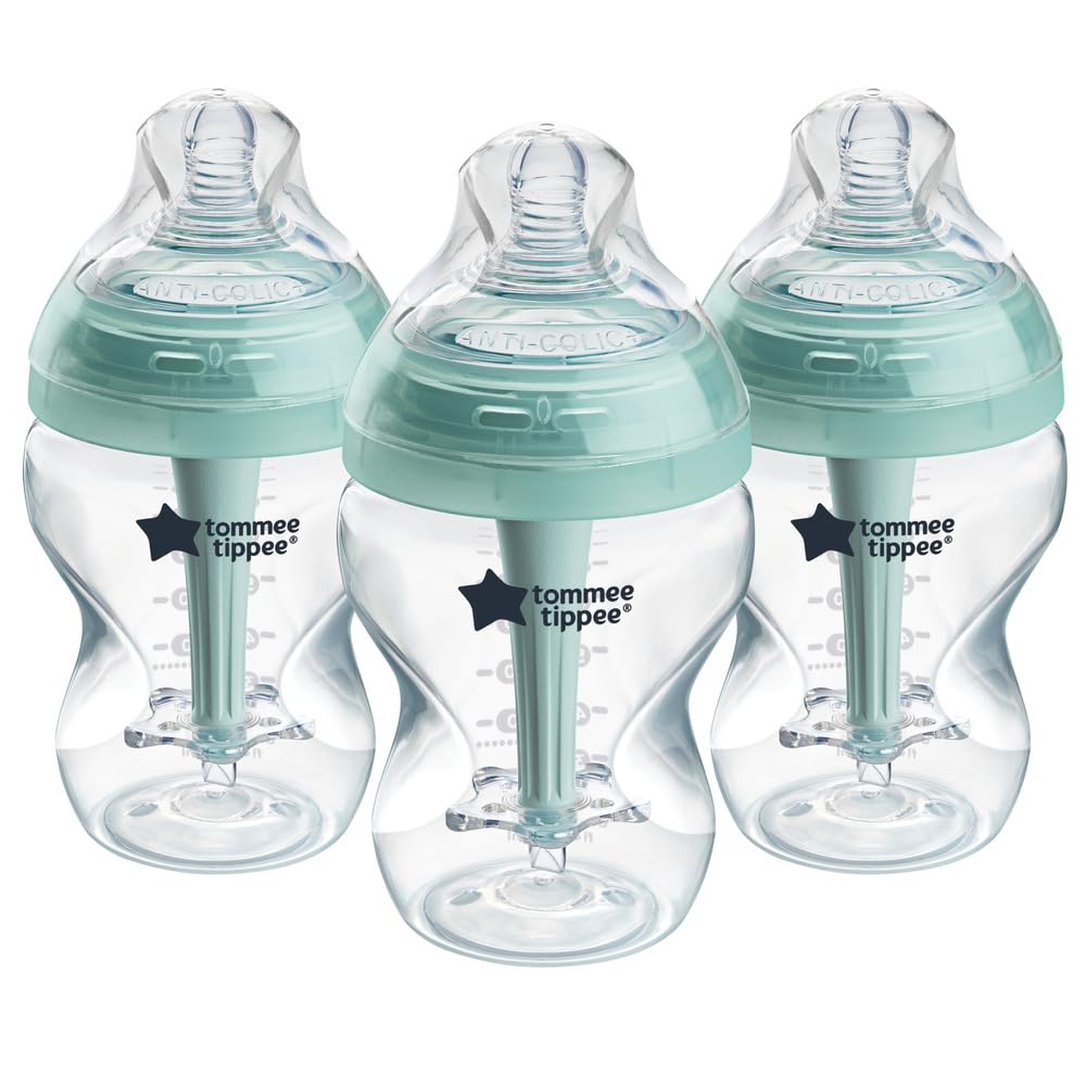 Tommee Tippee Advanced Anti-Colic Baby Bottle Breast-Like Teat 0m+ 260ml | Pack 