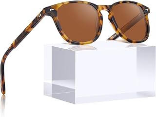 Carfia Vintage Women's Sunglasses Polarized UV400 Protection for Driving Traveling