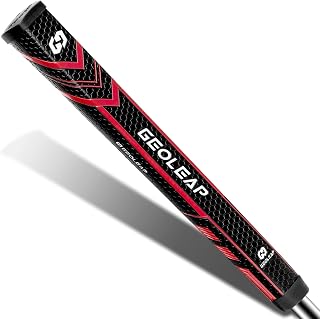 Geoleap Pro-M Midsize Putter Grip- Soft Polyurethane Material, Light Weight Golf Grips,Anti-Slip Pattern, Comfortable Feel,5 Color to Choose.