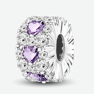 1Pcs Sterling Silver Heart Shape Charm for DIY Jewelry Matching and Daily Outfit Decoration, Gift for Women
