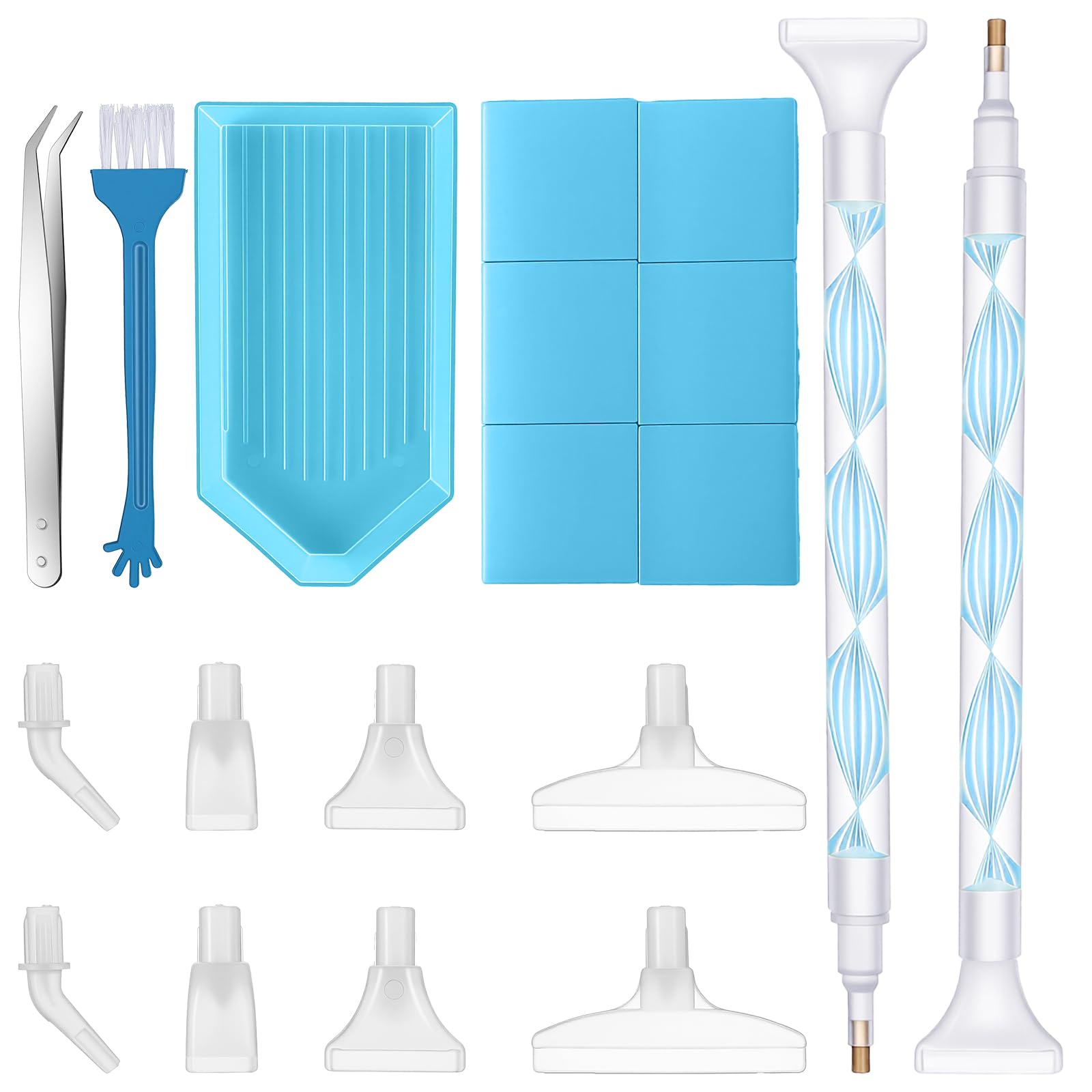 Rhinestone Picker Tool Kit Pencil for Rhinestones with 8 Tips Bedazzling Tools f