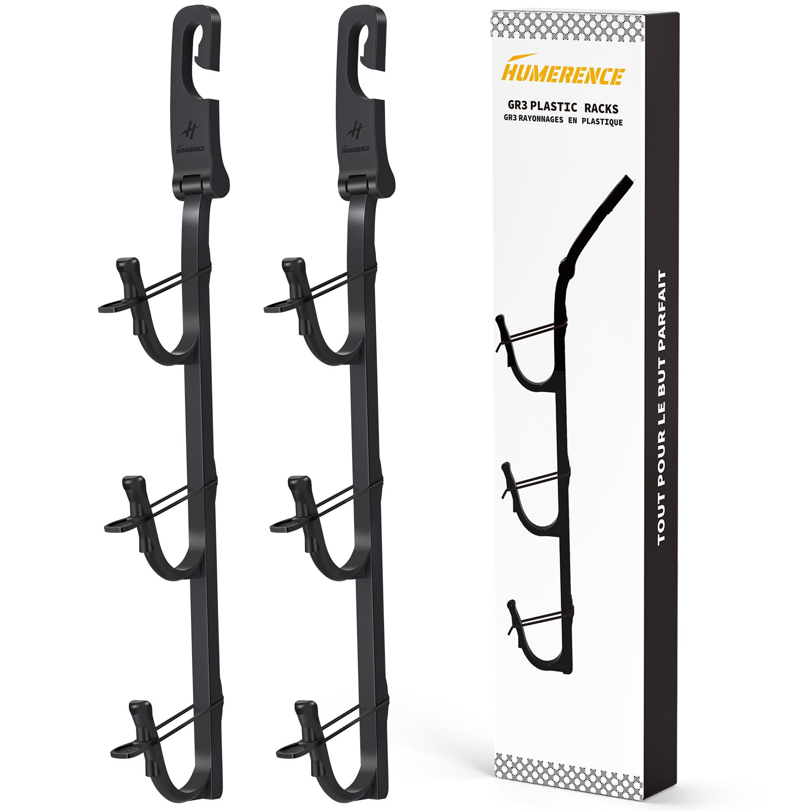 Humerence Truck Gun Rack for Seat Back | Rifle &amp; Shotgun Holder with Non-Sli