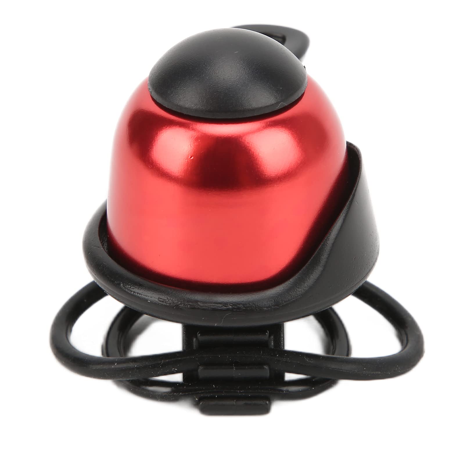 Generic Bicycle Bell Aluminum ABS Double Quick Release Bicycle Bell for Folding 