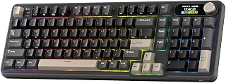 RK ROYAL KLUDGE S98 Wireless Mechanical Keyboard w/Smart Display & Knob