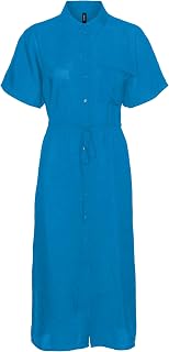 VERO MODA Vmiris S/S Women's Calf Dress Wvn Noos Dress Blouse