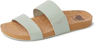 Reef Cushion Vista Womens Fashion Vegan Leather Strap Soft Footbed Sandals