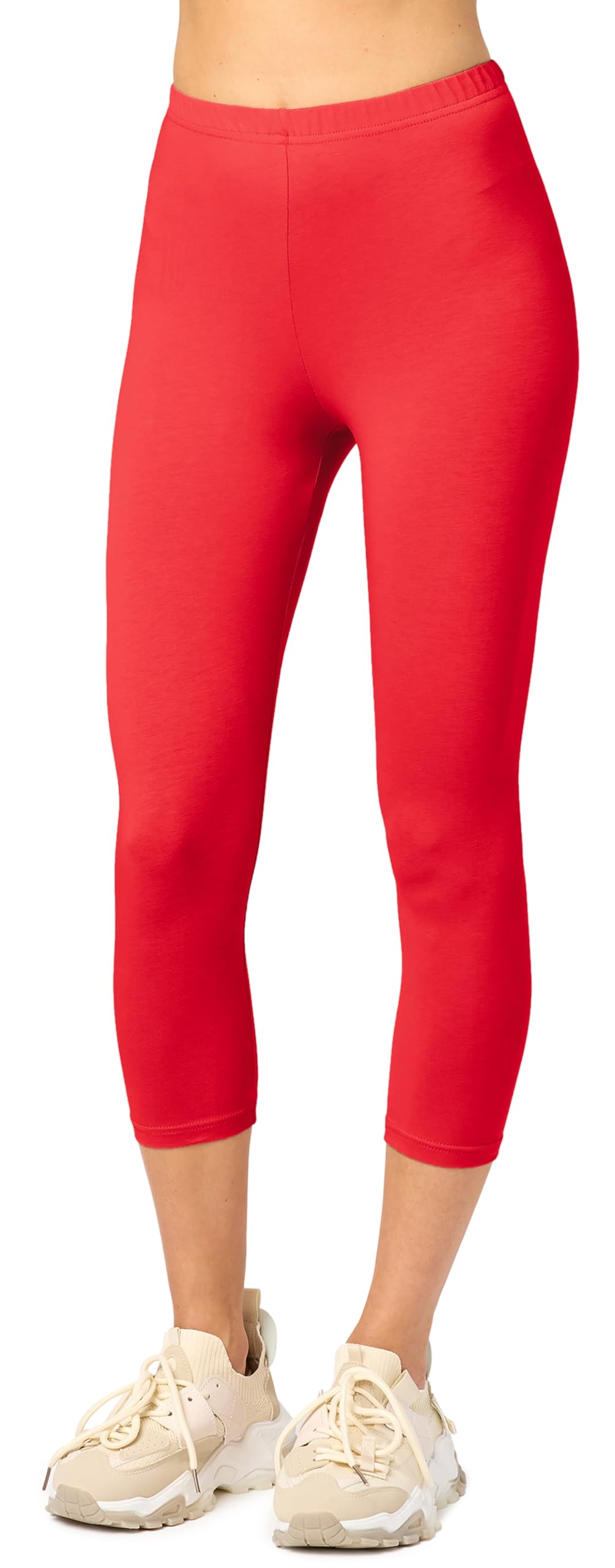 Merry Style Women's 3/4 Cotton Sports Capri Leggings MS10-199