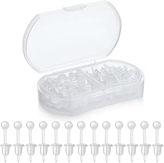 Clear Plastic Earrings, 200Pcs Studs - Silicone, Hyperallergic, Comfortable for Men & Women Clear Stud Earrings Round 3mm
