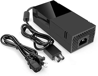 Power Supply Brick for Xbox One with Power Cord, (Low Noise Version) AC Adapter Power Supply Charge for Xbox One Console, 100-240V Auto Voltage, Black…