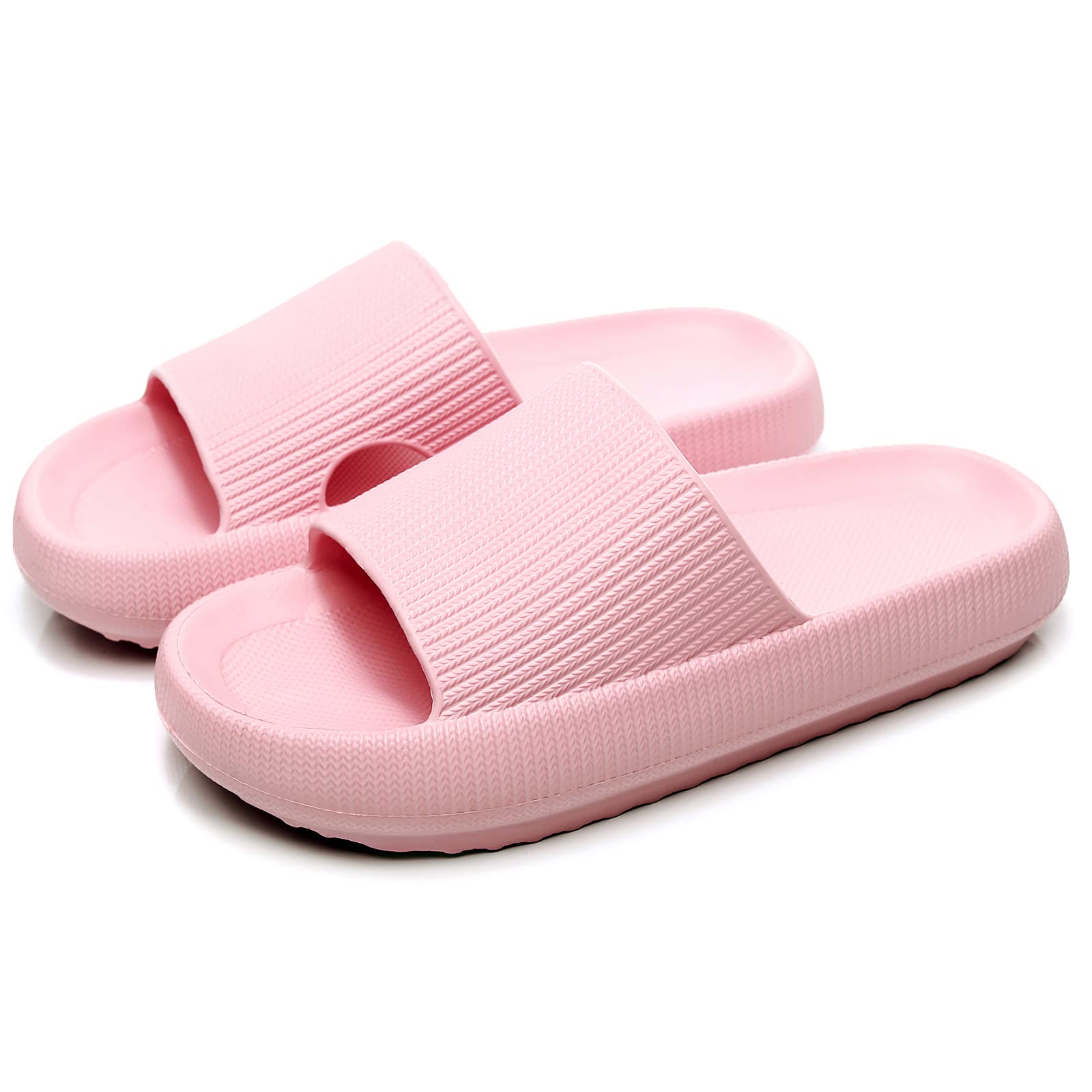 rosyclo Cloud Slippers for Women Men Massage Shower Bathroom Non-Slip Quick Dry 