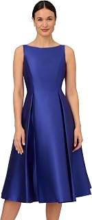 Adrianna Papell - Women's Cocktail Dress - Sleeveless Tea Length Dress - Simple, Elegant, Everyday Style