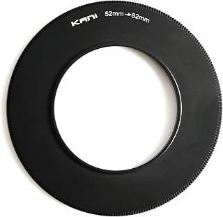 KANI 807069 52-82mm Filter Diameter Converter Adapter Step Up Ring Simple
