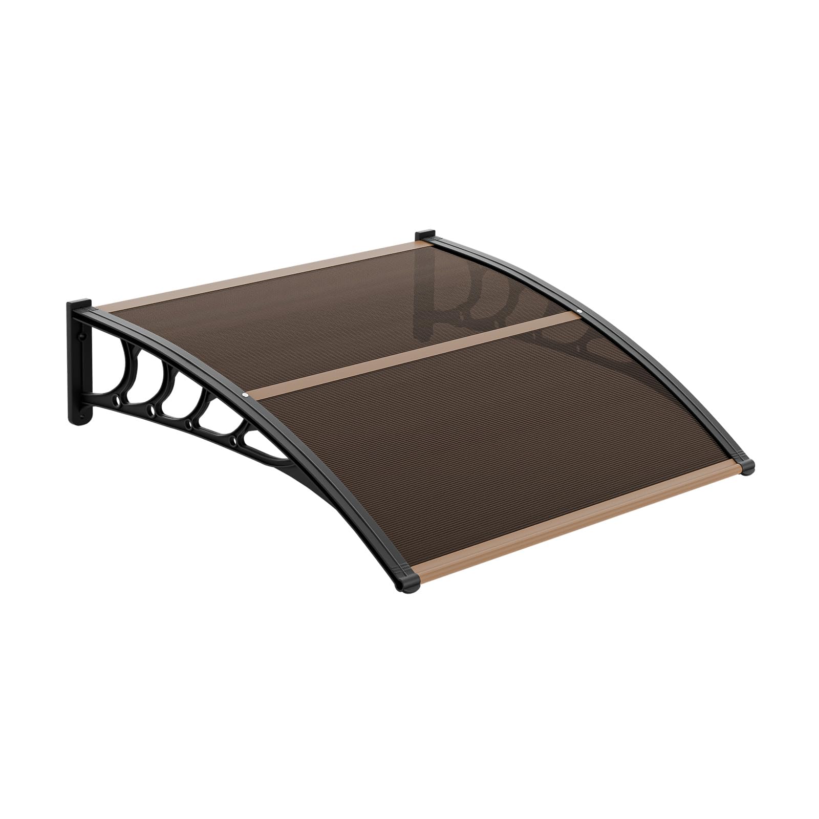 VINGLI Window Awning Door Canopy, 40" x 40" Window Awning Overhead Modern Polyca