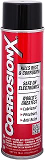 CorrosionX Rust Inhibitor, Dielectric Corrosion Prevention, 16oz Aerosol | Industrial-Strength, Lubricant & Penetrant for Marine, Automotive, Electronics & RV Use, Protects Bolts, Cables, Engines