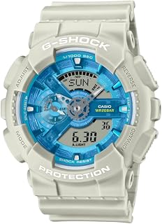 Casio G-Shock Oasis GA-110AS-5A Analogue and Digital Watch with Blue Beige Dial