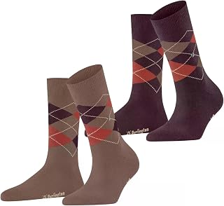 Burlington Everyday Argyle Women's Soft Combed Cotton Socks