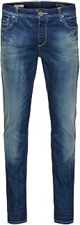 Jack and Jones Men's 12086569 Tim Original Slim Jeans