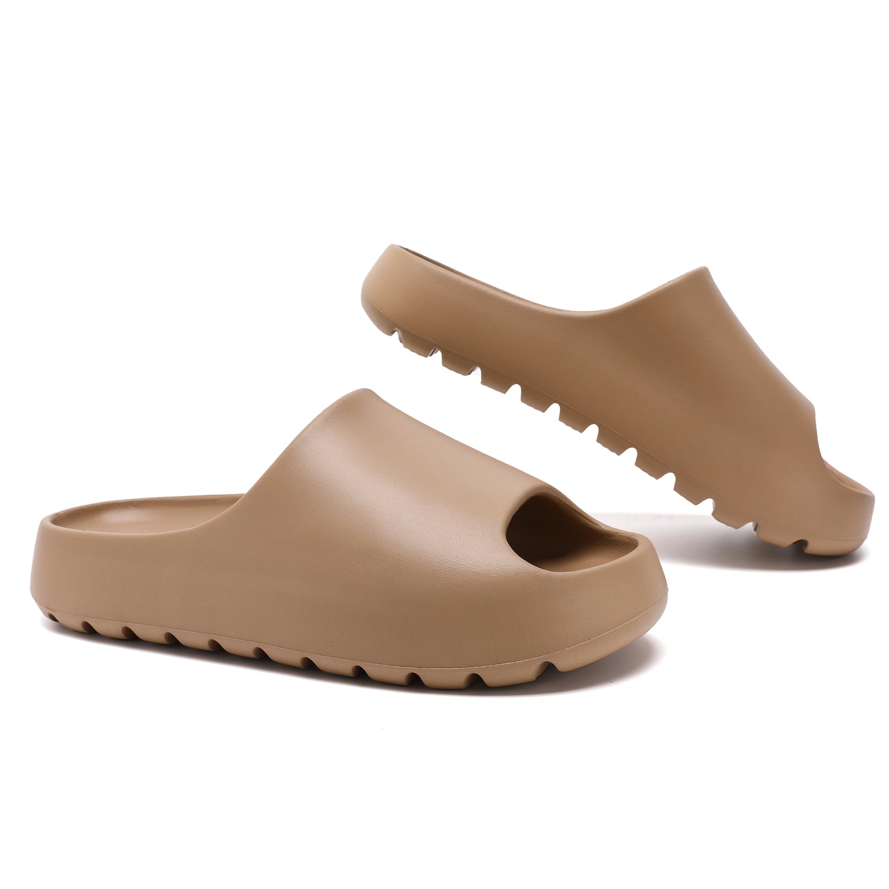Jaeynow Cloud Slides for Women Men,EVA Soft Recovery Slides for Womens,Thick Sol