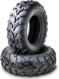 WANDA ATV/UTV Tires 25x8-12 25x8x12 6-Ply Light Mud Tires, Set 2-10243
