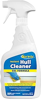 STAR BRITE Instant Hull Cleaner - 32 Oz Gel Spray - Easily Remove Stains, Scum Lines & Grime on Boat Hulls, Fiberglass, Plastic & Painted Surfaces - Easy to Use Formula (096132)