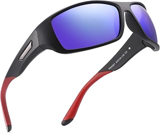 PUKCLAR Lunettes de soleil de sport polarisées pour homme et femme