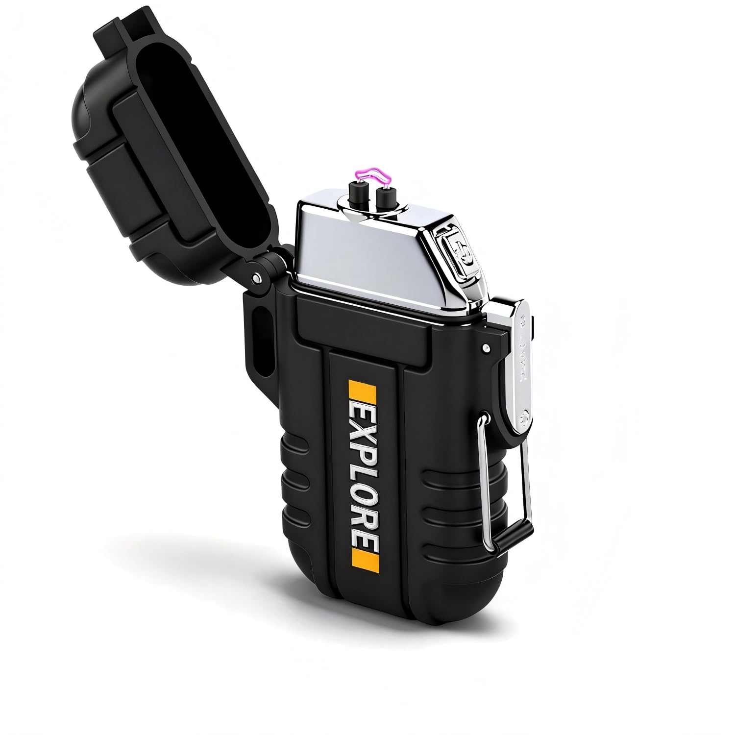 Gifts for Men Him, Electric USB C Rechargeable Plasma Lighter, Waterproof Windpr