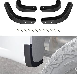 TECHPICCO Mud Flap Delete Fit for Chevy Silverado 2019-2026 | Mud Guards Mudflaps Delete Compatible with Chevrolet Silverado 1500 Accessories 2019-2026