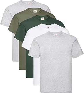 Fruit of The Loom Original T T-Shirt (Pack of 5)