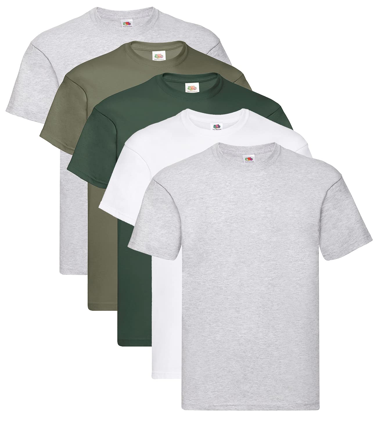 Fruit of The Loom Original T T-Shirt (Pack of 5)