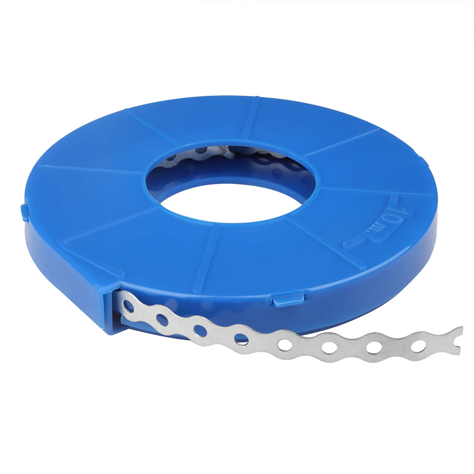 OTTFF 32 ft Perforated Metal Pipe Hanger Strap, 1/2" Wide Coil Strapping | with 