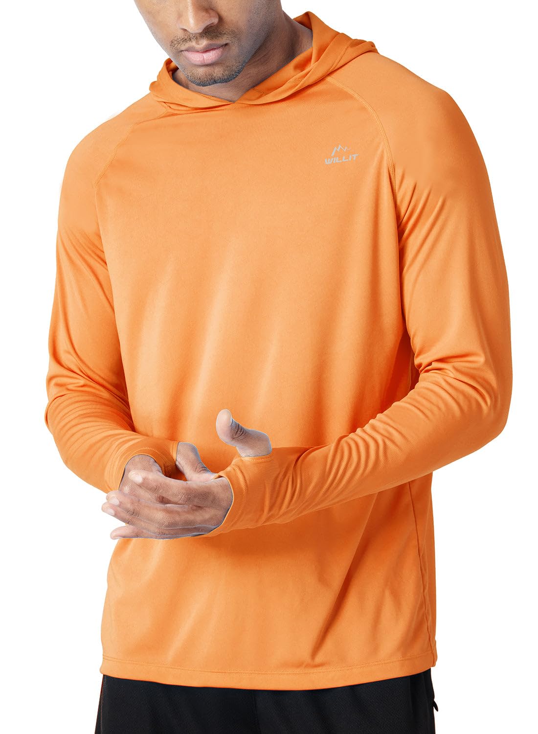 Willit Mens Sun Shirt UPF 50+ Rash Guard Long Sleeve Sun Protection SPF UV for F