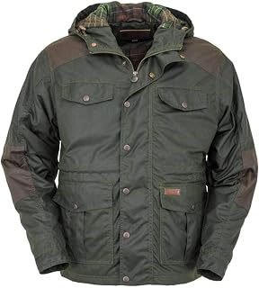 Outback Trading Company Men's Waterproof Oilskin Outerwear Casual Western Jacket With Multiple Pockets