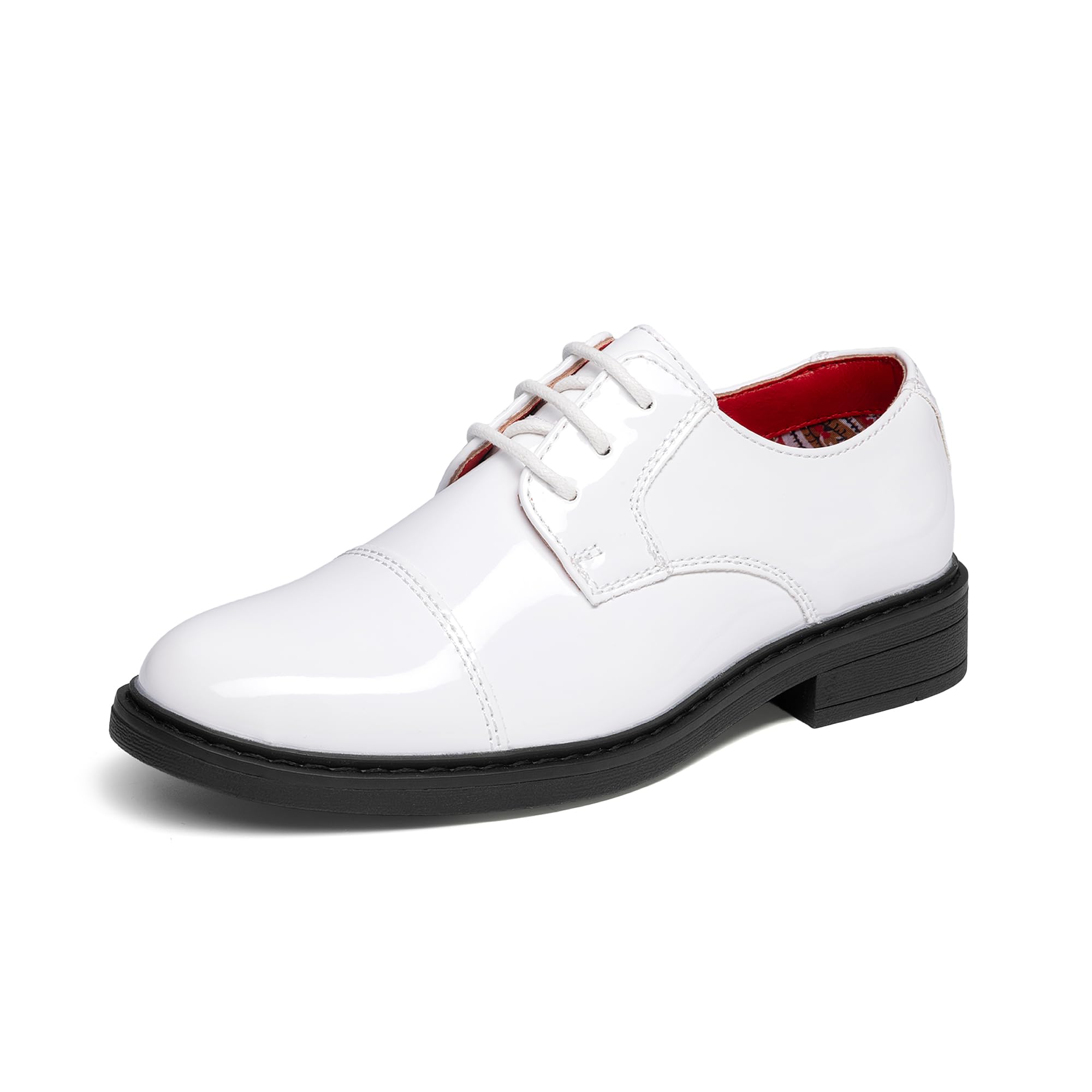 Bruno Marc Suit Shoes Boys Lace-Up Shoes Derby Wedding Party Shoes