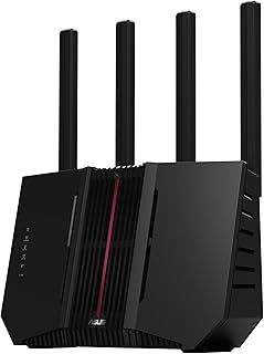 ASUS RT-BE9700 WiFi 7 Router - Tri-Band (6GHz), 9.7 Gbps, x2 WAN, Mesh | Coverage up to 2,500 Sq. Ft., Subscription Free Network Security, Parental Controls Included, 2.5G Port x4, VPN support