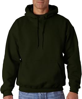 Gildan Hooded Sweatshirt with Fleece Lining, Style G18500 Men's Hoodie (Pack of 1)