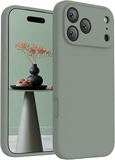 FireNova Magnetic for iPhone 17 Pro Case, 6.3", Calke Green | Compatible with MagSafe, Integrated Silicone Camera Control Button, Camera Protection, Anti-Scratch Soft Microfiber Lining