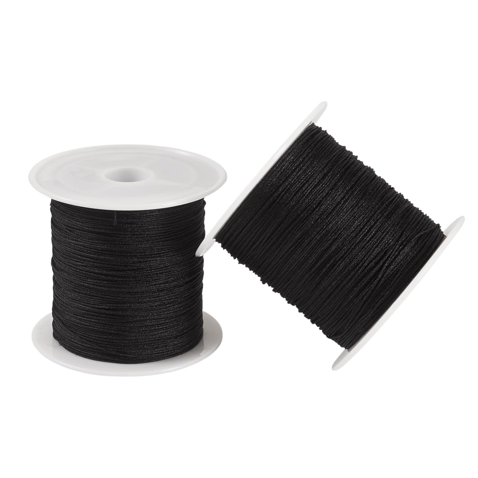 2 Rolls 0.4mm Nylon Cord for Bracelet Chinese Knotting Jewelry Making Necklace W