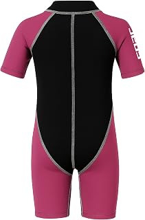 SEAC Dolphin 1/8" Neoprene and Lycra Shorty Wetsuit for Swimming, Snorkeling and Water Play Unisex Children
