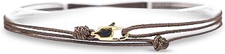 Slim Bracelet for Men and Women with Clip Closure Handmade – Surfer Jewellery – Minimalist Fabric Bracelet – 100% Waterproof and Adjustable