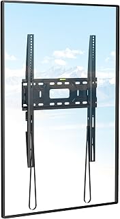 FORGING MOUNT Portrait TV Wall Mount, Low Profile TV Mount for Vertical Mounting of Displays from 37" to 75", Heavy Duty Holds 220 lb, VESA 400x600,Anti-Theft Design, Menu Wall Board Mount